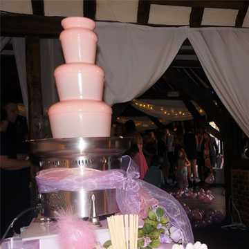 Coloured Chocolate Fountains